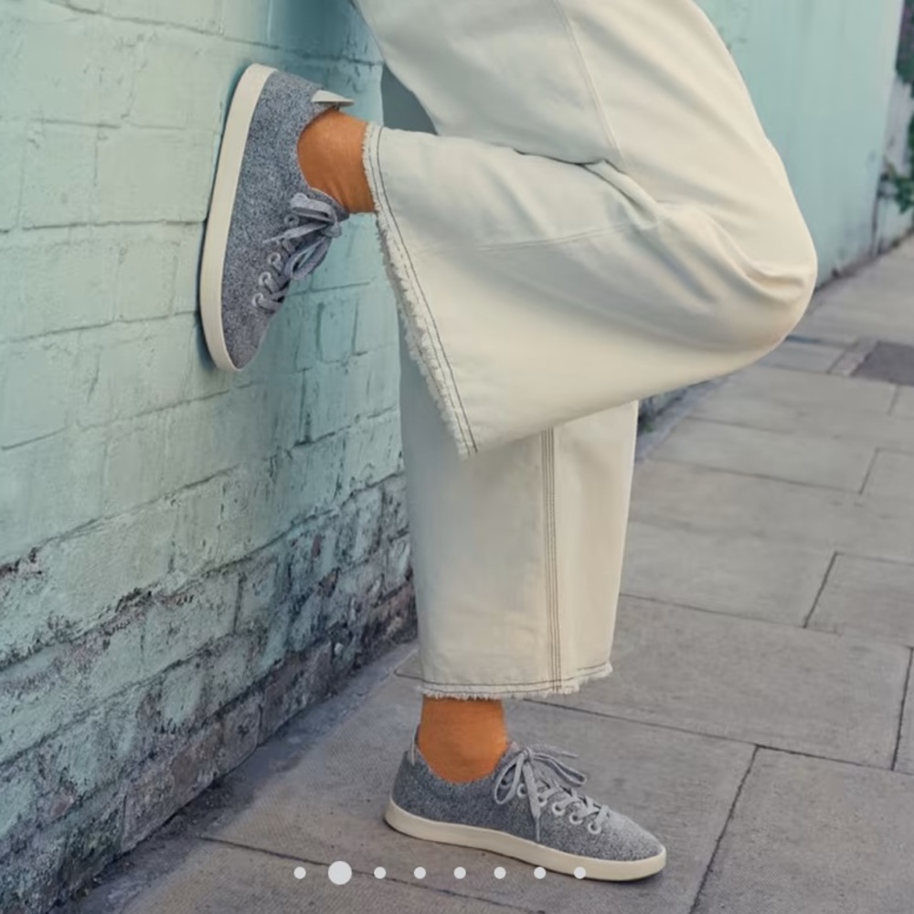 Allbirds wool pipers in turquoise blue